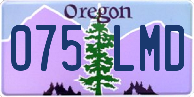 OR license plate 075LMD