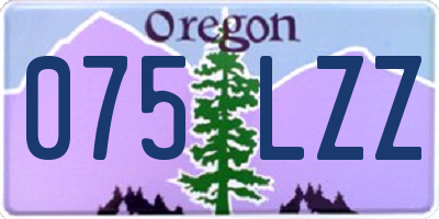 OR license plate 075LZZ