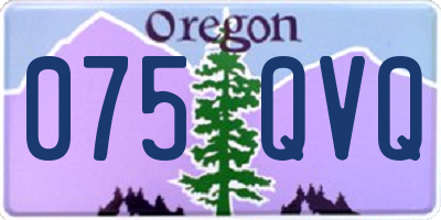 OR license plate 075QVQ