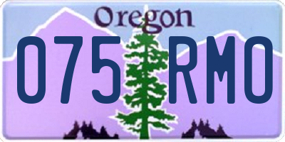OR license plate 075RMO