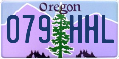 OR license plate 079HHL