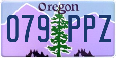 OR license plate 079PPZ
