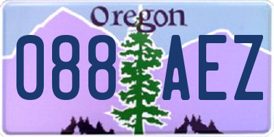 OR license plate 088AEZ