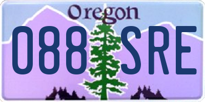 OR license plate 088SRE