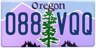 OR license plate 088VQQ