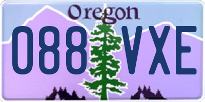 OR license plate 088VXE
