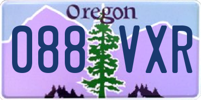 OR license plate 088VXR