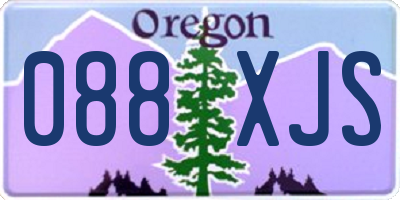 OR license plate 088XJS