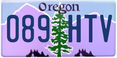 OR license plate 089HTV