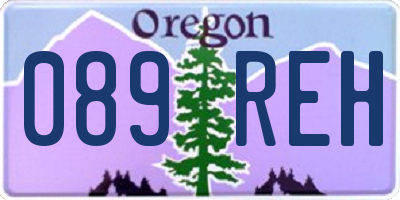 OR license plate 089REH