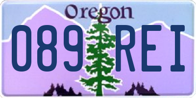 OR license plate 089REI