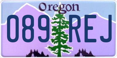 OR license plate 089REJ
