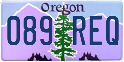 OR license plate 089REQ