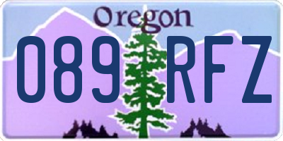 OR license plate 089RFZ