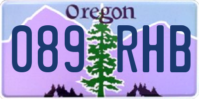 OR license plate 089RHB