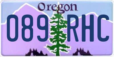 OR license plate 089RHC