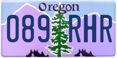 OR license plate 089RHR