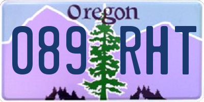 OR license plate 089RHT