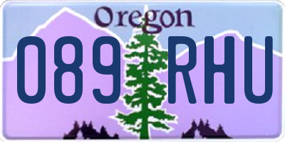 OR license plate 089RHU