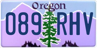 OR license plate 089RHV