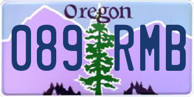 OR license plate 089RMB