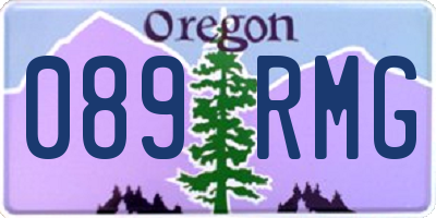 OR license plate 089RMG