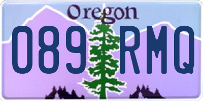 OR license plate 089RMQ