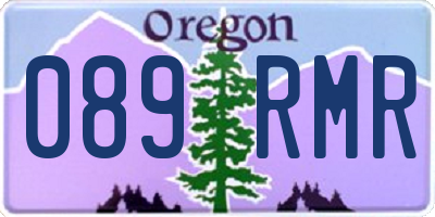 OR license plate 089RMR