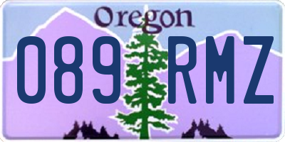 OR license plate 089RMZ