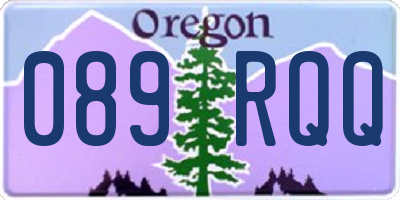 OR license plate 089RQQ