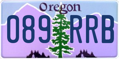 OR license plate 089RRB