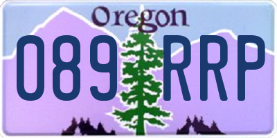 OR license plate 089RRP