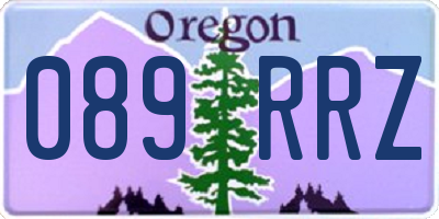 OR license plate 089RRZ