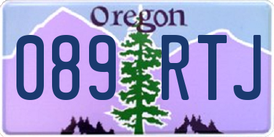 OR license plate 089RTJ