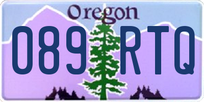 OR license plate 089RTQ