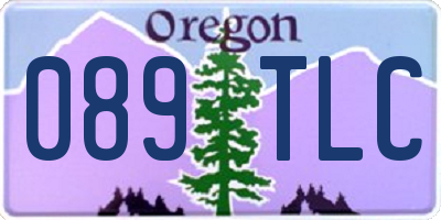 OR license plate 089TLC