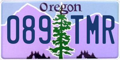 OR license plate 089TMR