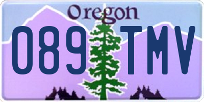 OR license plate 089TMV