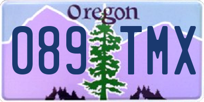 OR license plate 089TMX