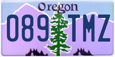 OR license plate 089TMZ