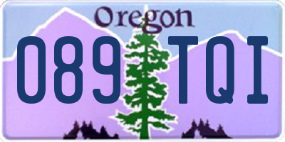 OR license plate 089TQI
