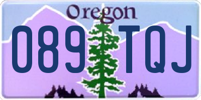 OR license plate 089TQJ