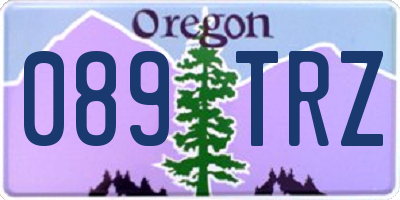 OR license plate 089TRZ