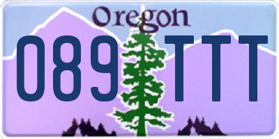 OR license plate 089TTT