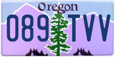 OR license plate 089TVV
