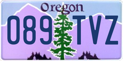 OR license plate 089TVZ