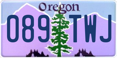 OR license plate 089TWJ