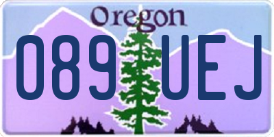 OR license plate 089UEJ