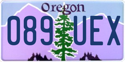 OR license plate 089UEX