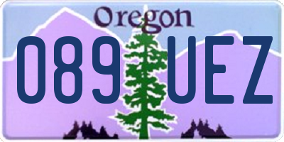 OR license plate 089UEZ
